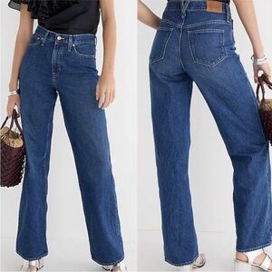 J. Crew 90s Wide Leg Denim Jeans